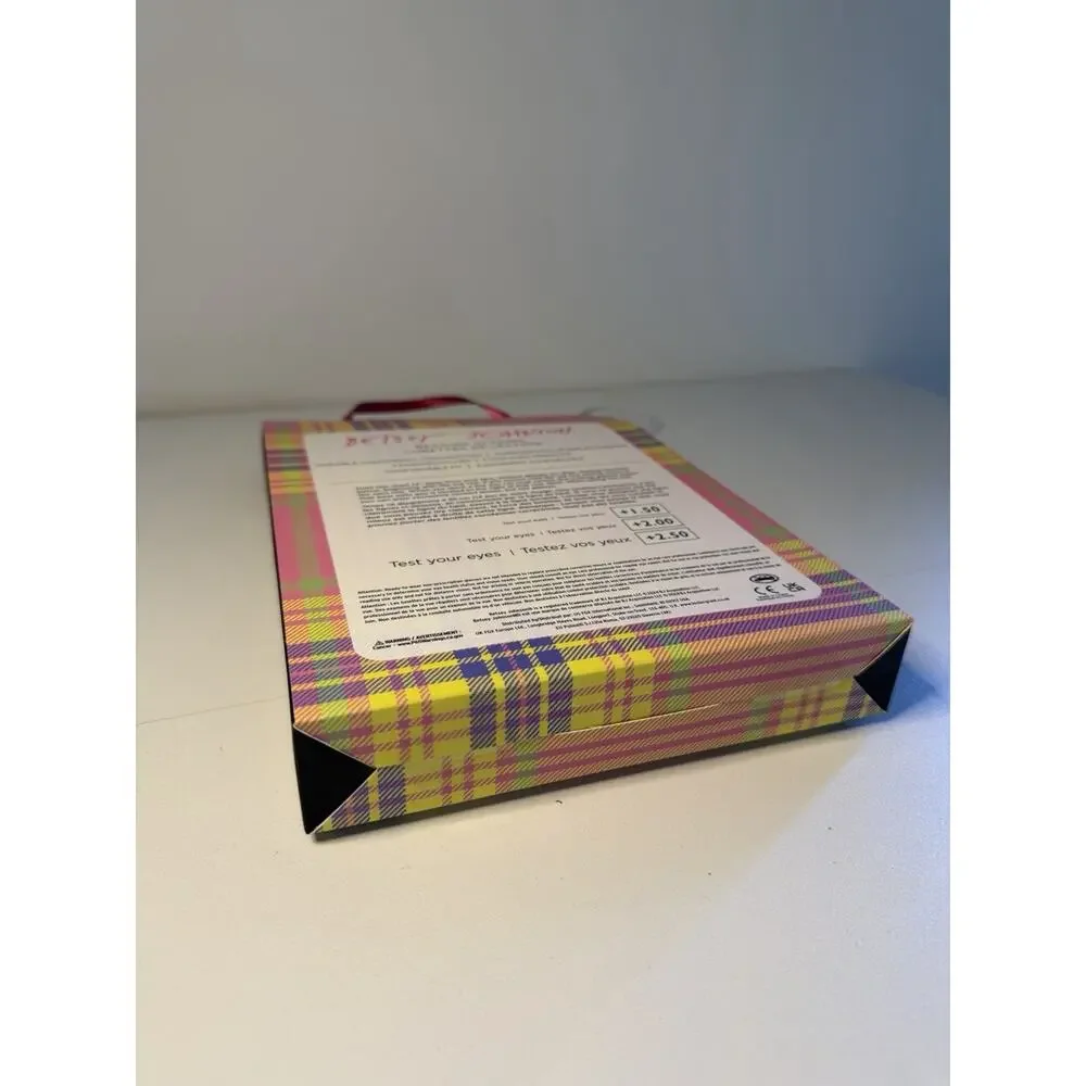 Betsey Johnson Reading Glasses 3 Pack +2.50 Cat Eye Tortoise Green Pink New NIB